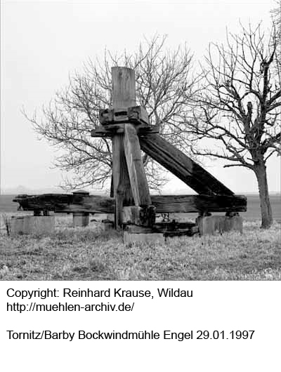 Bockwindmühle Engel, Rste des Mühlenbockes